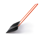 Движок пластиковый, размер ковша 53 × 70 см, металлическая планка, «Барин» - Фото 2