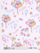 Бумага упаковочная крафт «Воздушный букет», 60×90 см - Фото 4