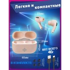 Наушники Telefunken TF-1102B, беспроводные, вакуумные, микрофон, BT5.0, 50/350 мАч, розовые - фото 51309645 Наушники Telefunken TF-1102B, беспроводные, вакуумные, микрофон, BT5.0, 50/350 мАч, розовые - фото 51309645