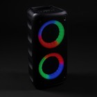 Портативная колонка Soundmax SM-PS5070B, 40Вт, 2400мАч, FM, BT, USB, TWS, подсветка, черная - фото 51327037 Портативная колонка Soundmax SM-PS5070B, 40Вт, 2400мАч, FM, BT, USB, TWS, подсветка, черная - фото 51327037