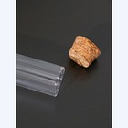 Колба стеклянная для заваривания с пробкой из бамбука BellaTenero «Алхимия», 2×12 см, набор, 12 шт - Фото 5