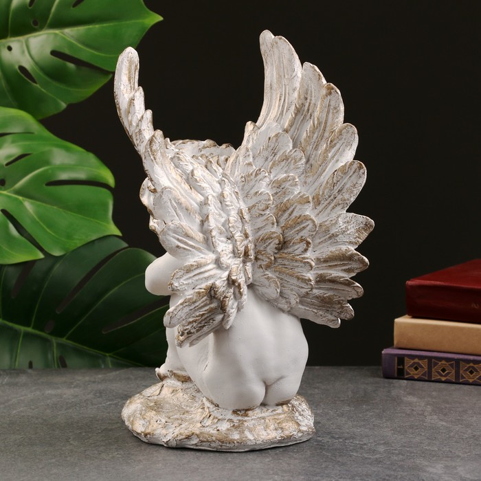 Фигура "Ангел на камне" 31см - фото 1911917068