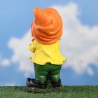 Садовая фигура из гипса «Гном с метлой», 30×14×14 см - Фото 6