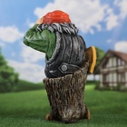 Садовая фигура из полистоуна «Баба Яга с метлой», 55×30×34 см 9567040 - фото 319863531