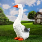 Садовая фигура из полистоуна «Гусь», h=47 см - Фото 2
