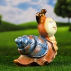 Садовая фигура "Улитка" оранжевая, 27х15х27см - фото 41455204