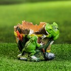 Фигурное кашпо "Лягушата на кадке" 18х15х12см - фото 22805894