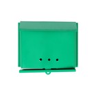 Ящик почтовый без замка (с петлёй), горизонтальный «Письмо», зелёный - Фото 2