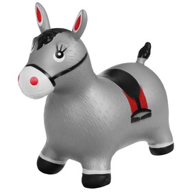 Попрыгун «Лошадь», 47 х 30 см, цвет серый