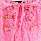 Карнавальный костюм «Принцесса», плащ гипюр, корона, длина 100 см, цвет розовый 9482617 Карнавальный костюм «Принцесса», плащ гипюр, корона, длина 100 см, цвет розовый 9482617