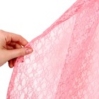 Карнавальный костюм «Принцесса», плащ гипюр, корона, длина 100 см, цвет коралловый - Фото 5