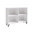 Комод Ливерпуль, 1204х380х950, Белый/Бетон светлый - фото 22126633