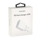 Сетевое зарядное устройство Exployd EX-Z-1166, USB-C, 3 А, 20 Вт, быстрая зарядка, белое - фото 51461505 Сетевое зарядное устройство Exployd EX-Z-1166, USB-C, 3 А, 20 Вт, быстрая зарядка, белое - фото 51461505