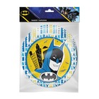 Набор бумажных тарелок Batman, жёлтый, 6 шт., 18 см 9562225 - фото 16903578