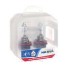 Лампа автомобильная NARVA Range Power 150, H11, 12 В, 55 Вт, +150%, PGJ19-2, набор 2 шт - фото 10386239