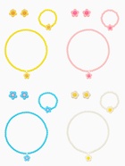 Набор детский Выбражулька «Ромашка» 3 предмета: клипсы, кулон, браслет d=5 см МИКС - Фото 2