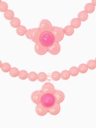 Набор детский Выбражулька «Ромашка» 3 предмета: клипсы, кулон, браслет d=5 см МИКС - Фото 5