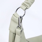 Сумка мешок женская, на молнии, зелёная - Фото 6