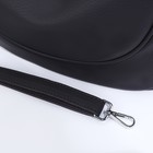 Сумка - мешок женская на молнии, 34×32×7 см, тёмно-серая - Фото 7