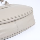 Сумка женская на молнии, цвет серо-бежевый - фото 22126910