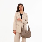 Сумка-мешок на молнии, наружный карман, длинный ремень, цвет тёмно-бежевый - фото 808358436 Сумка-мешок на молнии, наружный карман, длинный ремень, цвет тёмно-бежевый - фото 808358436