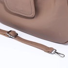 Сумка-мешок на молнии, наружный карман, длинный ремень, цвет тёмно-бежевый - фото 805424632 Сумка-мешок на молнии, наружный карман, длинный ремень, цвет тёмно-бежевый - фото 805424632