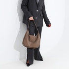 Сумка женская на молнии, цвет тёмно-бежевый 9556533