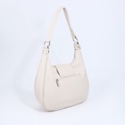 Сумка женская на молнии, цвет бежевый - фото 22126926