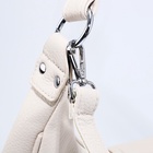 Сумка женская на молнии, цвет бежевый - фото 22126929