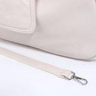 Сумка женская на молнии, цвет бежевый - фото 22126930