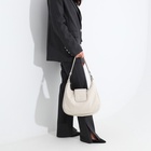 Сумка женская на молнии, цвет бежевый - фото 27232977