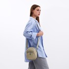 Сумка-рюкзак на молнии, 3 наружных кармана, длинный ремень, цвет светло-бежевый - фото 22126997