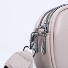 Сумка кросс-боди на молниях, наружный карман, цвет серый - фото 22127044