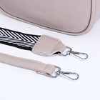 Сумка кросс-боди на молниях, наружный карман, цвет серый - фото 22127045