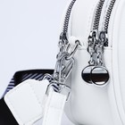 Сумка кросс-боди на молниях, наружный карман, цвет белый - фото 22127067