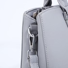 Сумка женская на молнии, цвет серый - фото 22127167