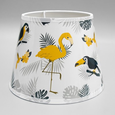 Абажур для лампы, торшера BayerLux «Птицы», Е14, 20×20×15 см