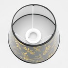 Абажур для лампы, торшера BayerLux «Листья», Е14, серый, 20×20×15 см - Фото 2