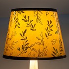 Абажур для лампы, торшера BayerLux «Листья», Е14, серый, 20×20×15 см - Фото 3