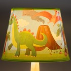 Абажур "Динозавры" Е14 разноцветный 20х20х15 см - Фото 3