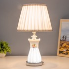 Настольная лампа "Августина" Е27 40Вт белый 25х25х42 см RISALUX - Фото 2