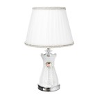 Настольная лампа "Августина" Е27 40Вт белый 25х25х42 см RISALUX - фото 22127419