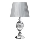 Настольная лампа "Авиталь" Е27 40Вт серебро 29,5х29,5х55 см RISALUX - Фото 8
