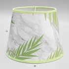 Абажур для лампы, торшера BayerLux «Листья», Е14, 20×20×15 см - Фото 4