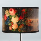 Абажур универсальный "Цветочный" Е27 цветной 30х30х20см - Фото 3