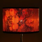 Абажур универсальный "Цветочный" Е27 цветной 30х30х20см - Фото 5