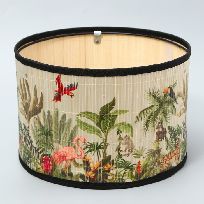 Абажур универсальный "Африка" Е27 цветной 30х30х20см - Фото 1