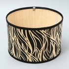 Абажур универсальный «Зебра» Е27 цветной 30×30×20 см - Фото 1