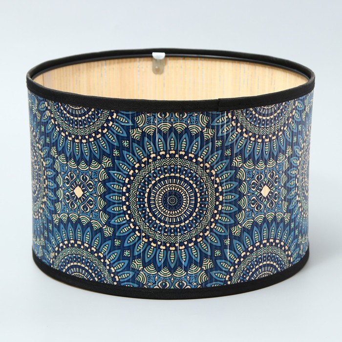 Абажур универсальный "Мандала" Е27 цветной 30х30х20см - Фото 1