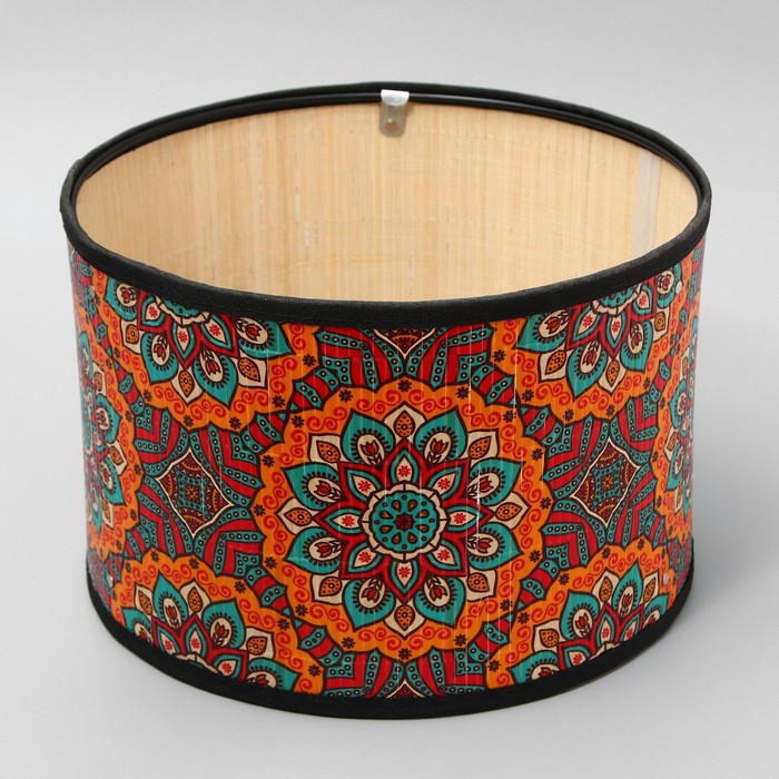 Абажур универсальный "Восточный" Е27 цветной 30х30х20см - Фото 1